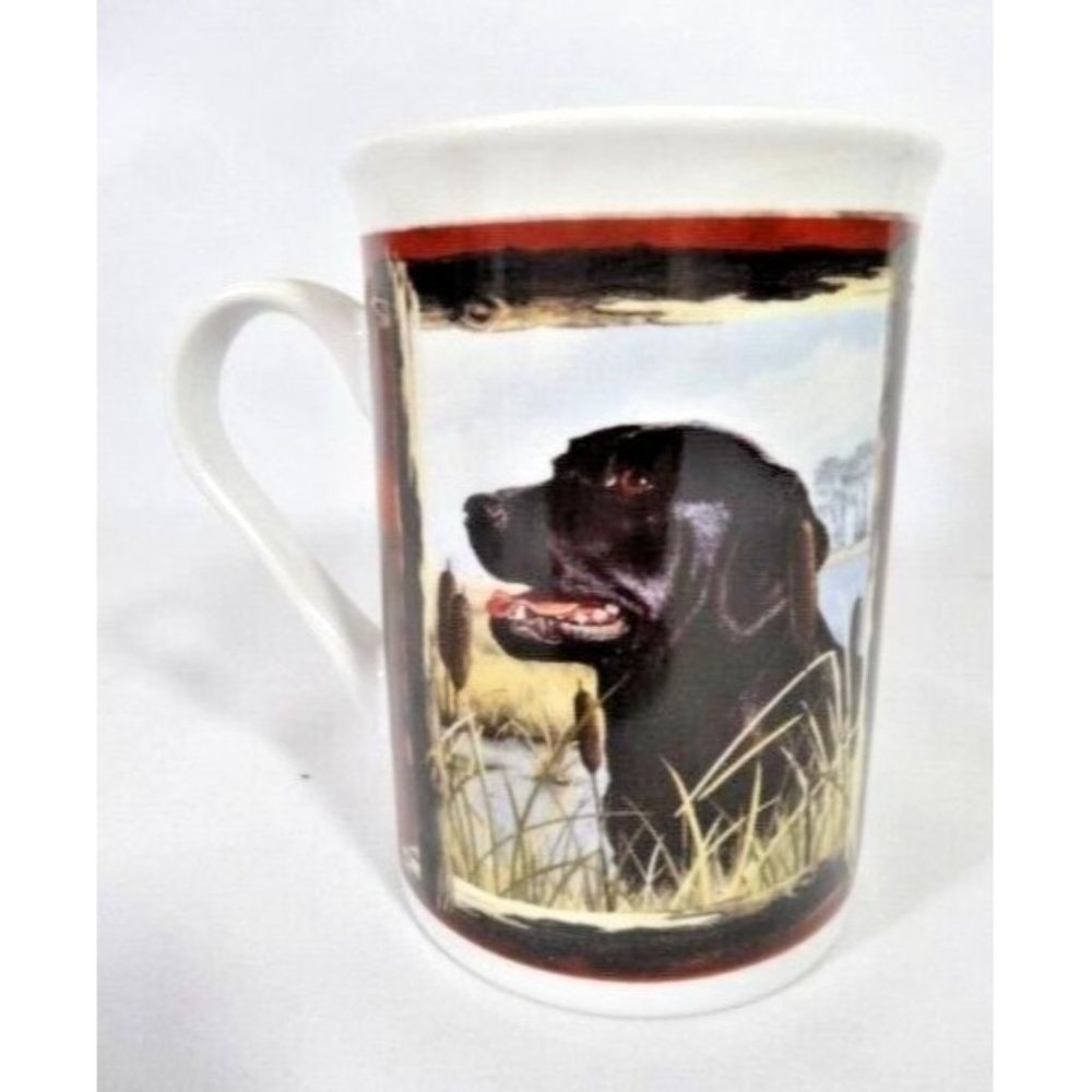 Black Labrador Retriever Hunting Dog Coffee Mug Cup 4-inches Ceramic NEW